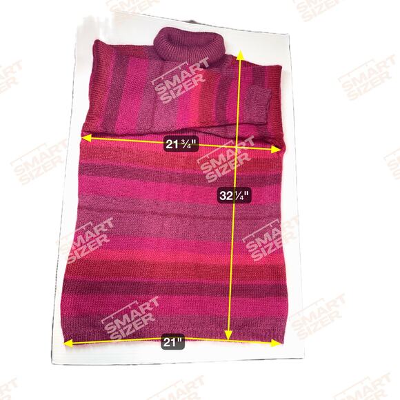 Abercrombie & Fitch Womens Long Turtleneck Sweater Mohair Wool Vintage Sz Small - Picture 5 of 5